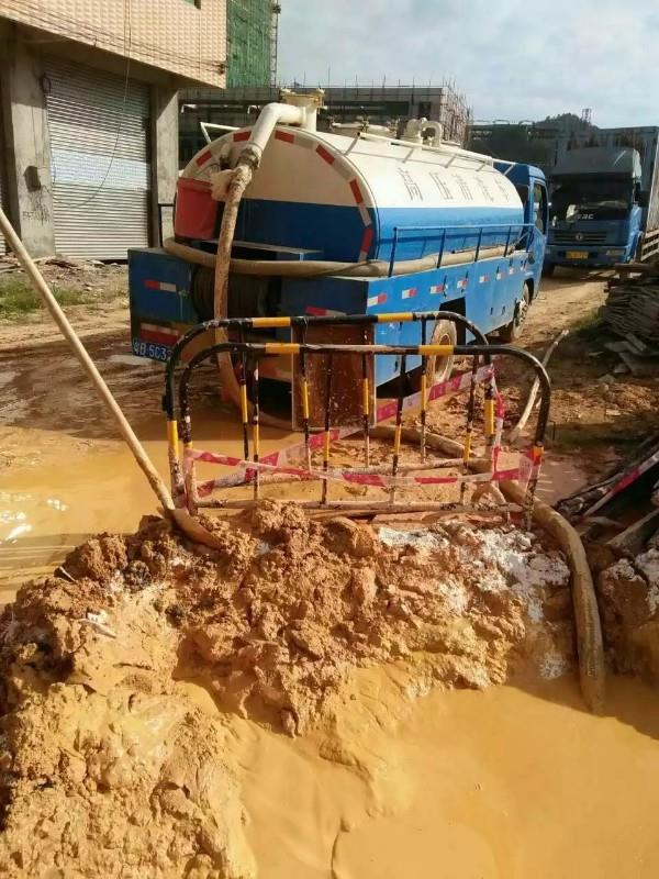 松柏镇工地淤泥清淤