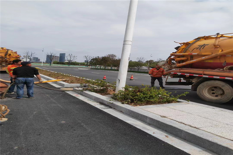 松柏镇雨水管道清淤-污水管道清洗