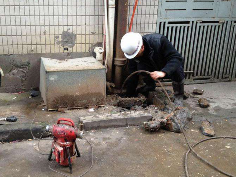 松柏镇疏通下水道-洗菜池疏通